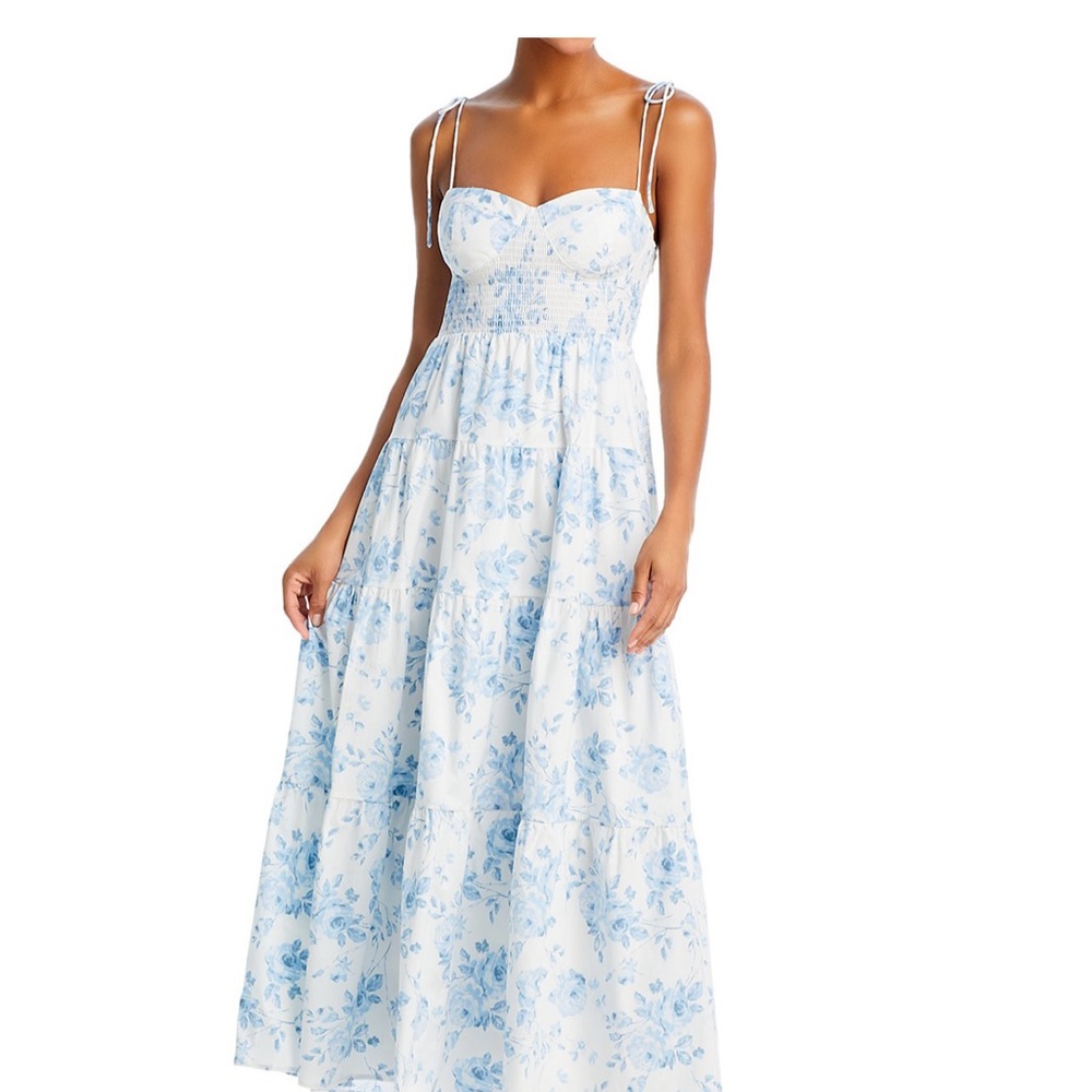 WAYF Floral maxi dress